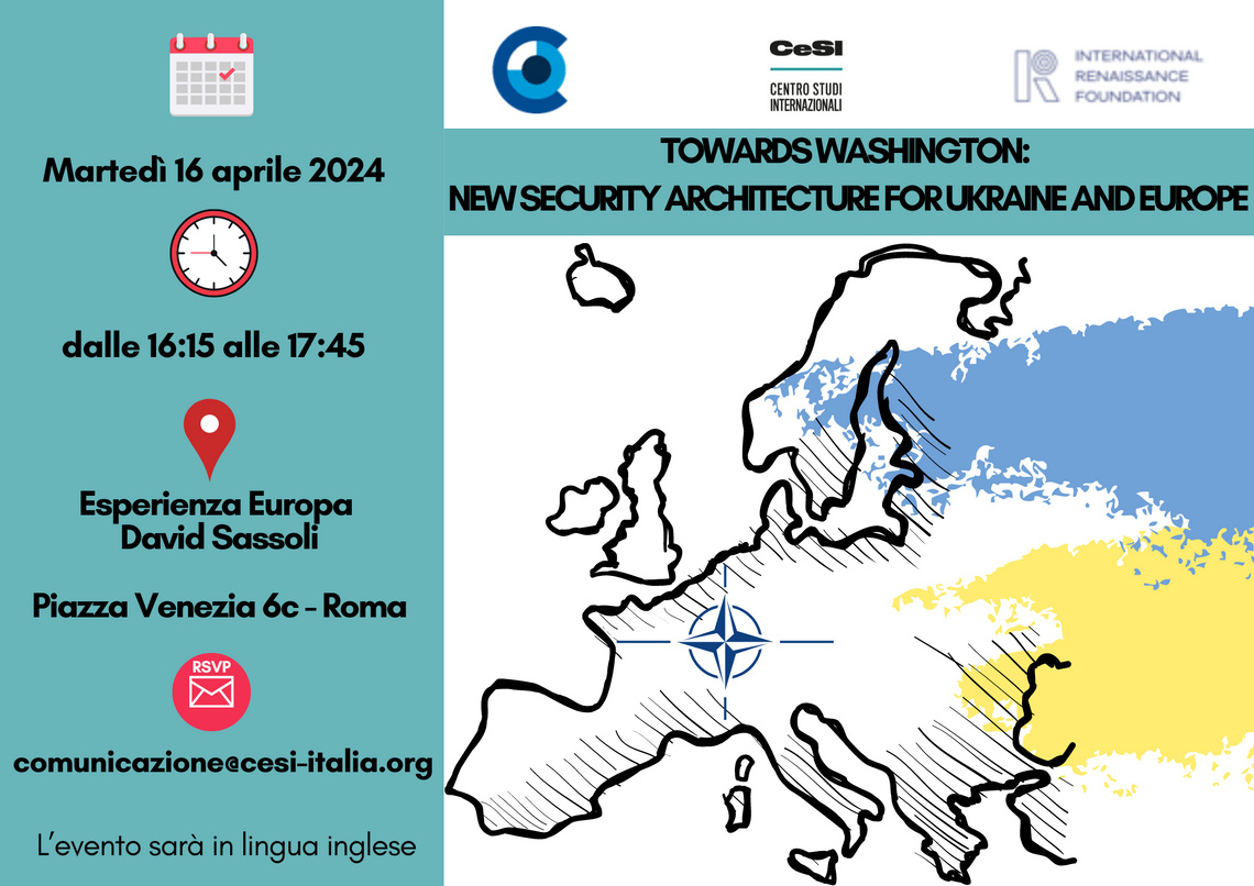 Towards Washington:  New Security Architecture for Ukraine and Europe