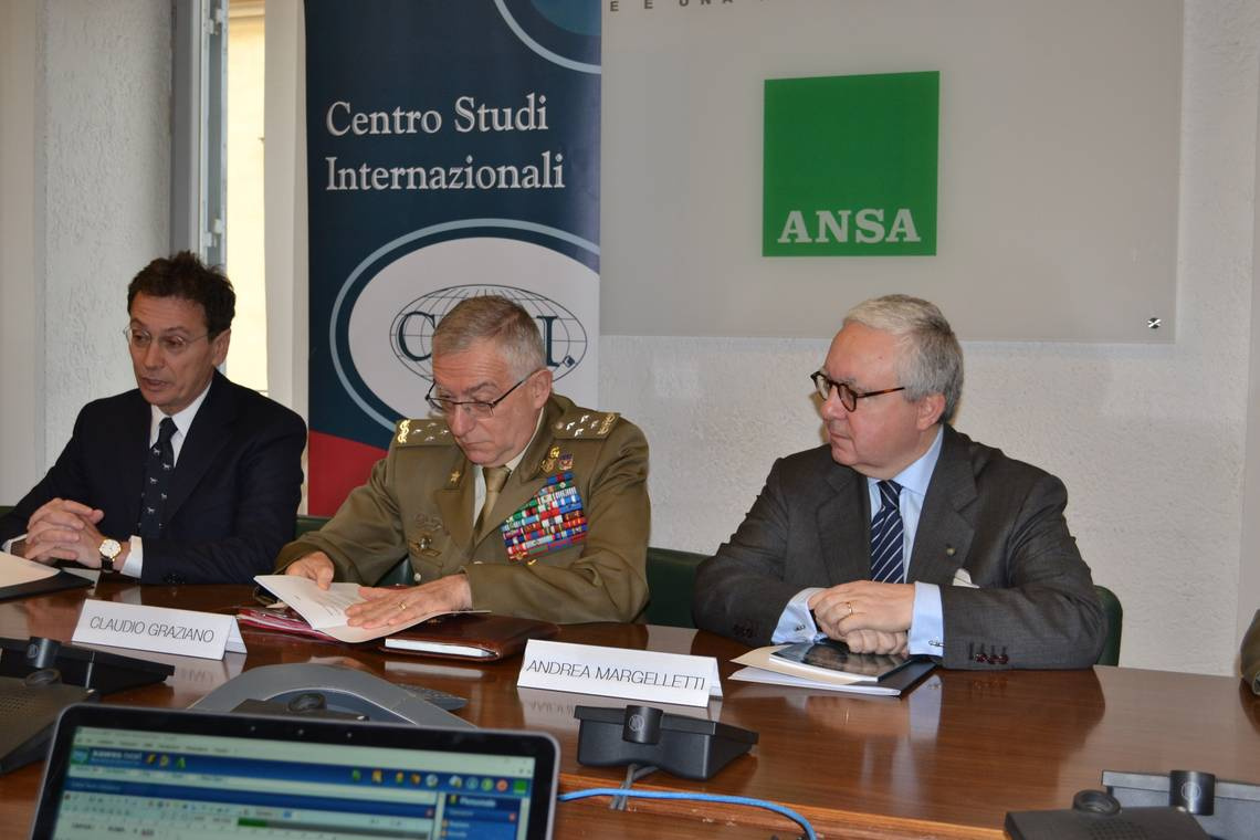 Forum ANSA/Ce.S.I. di presentazione del report: Il contributo della Difesa italiana alla Sicurezza internazionale tra impegni operativi e investimenti per il futuro
