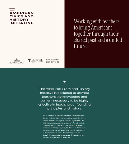 American Civics and History Initiative - Website Development