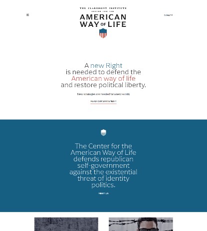 The American Way of Life - Website Development