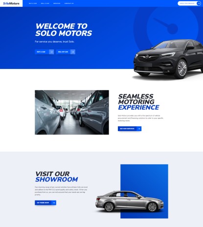 Solo Motors - Website Development