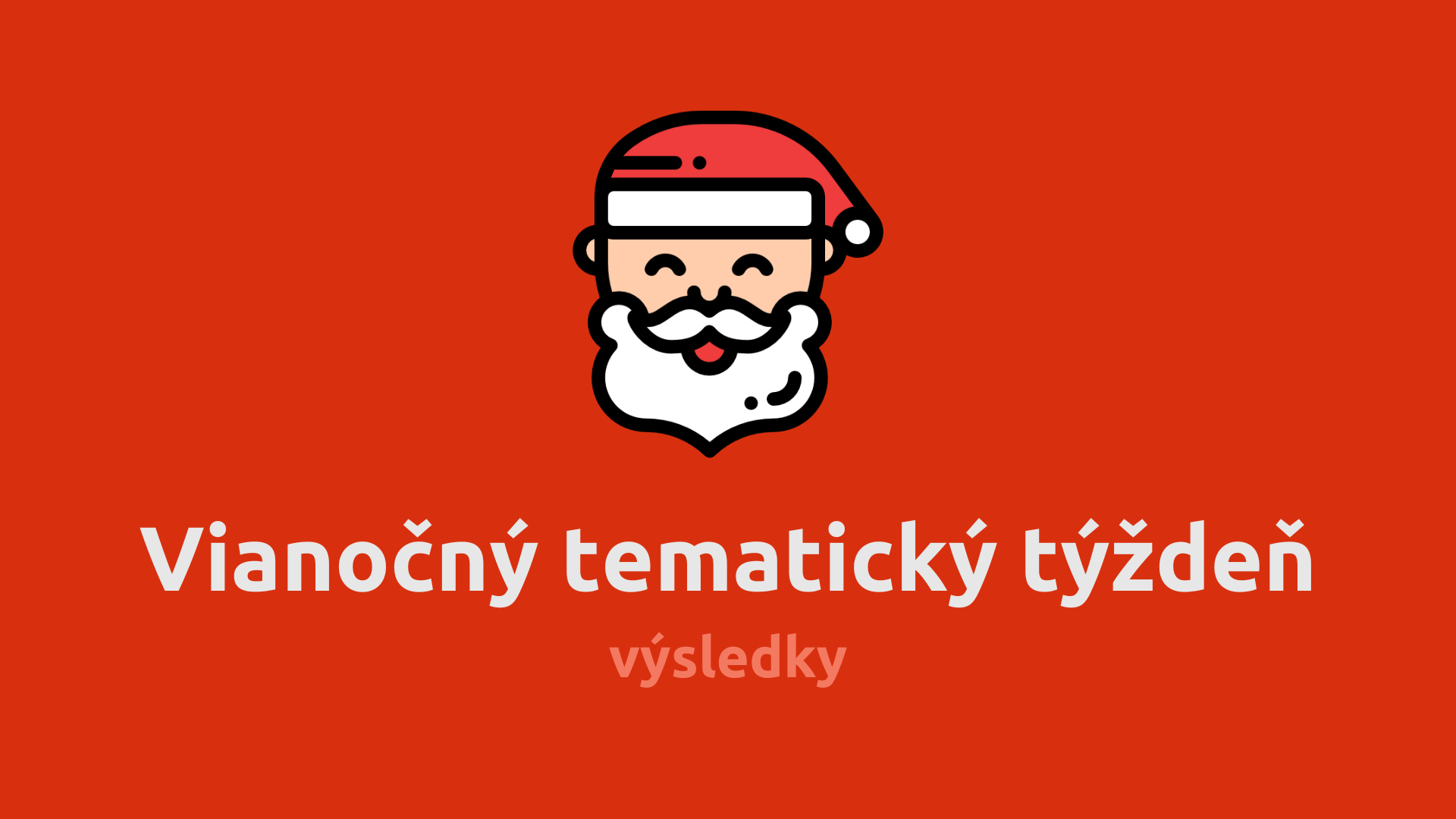 Vianočný tematický týždeň