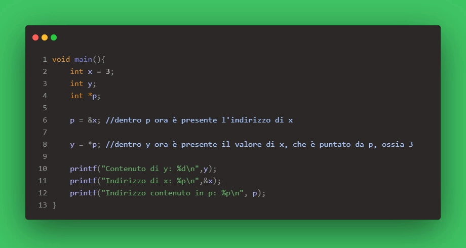 C - Puntatori