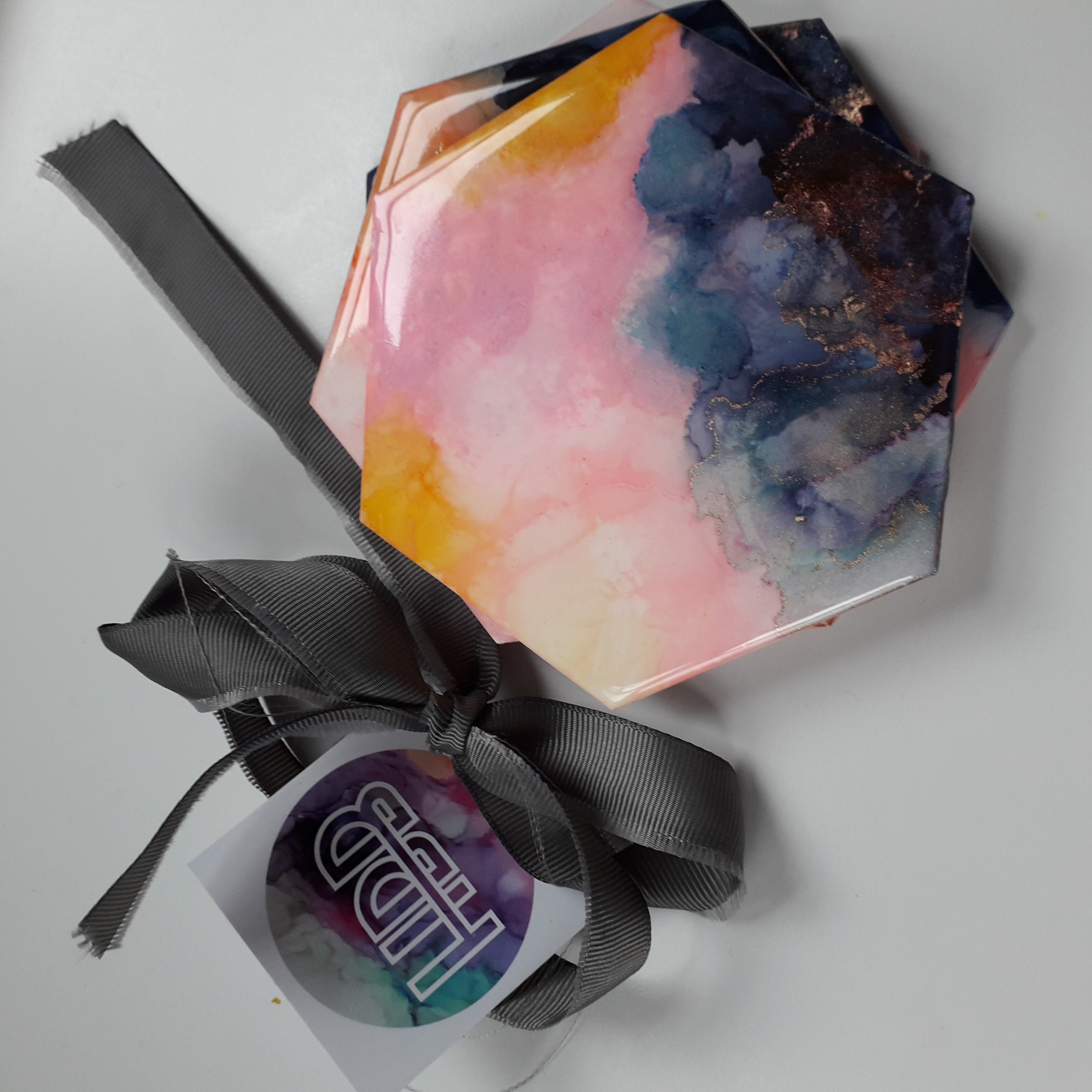 An image of a solo peice titled Hex Delight - Set of 4