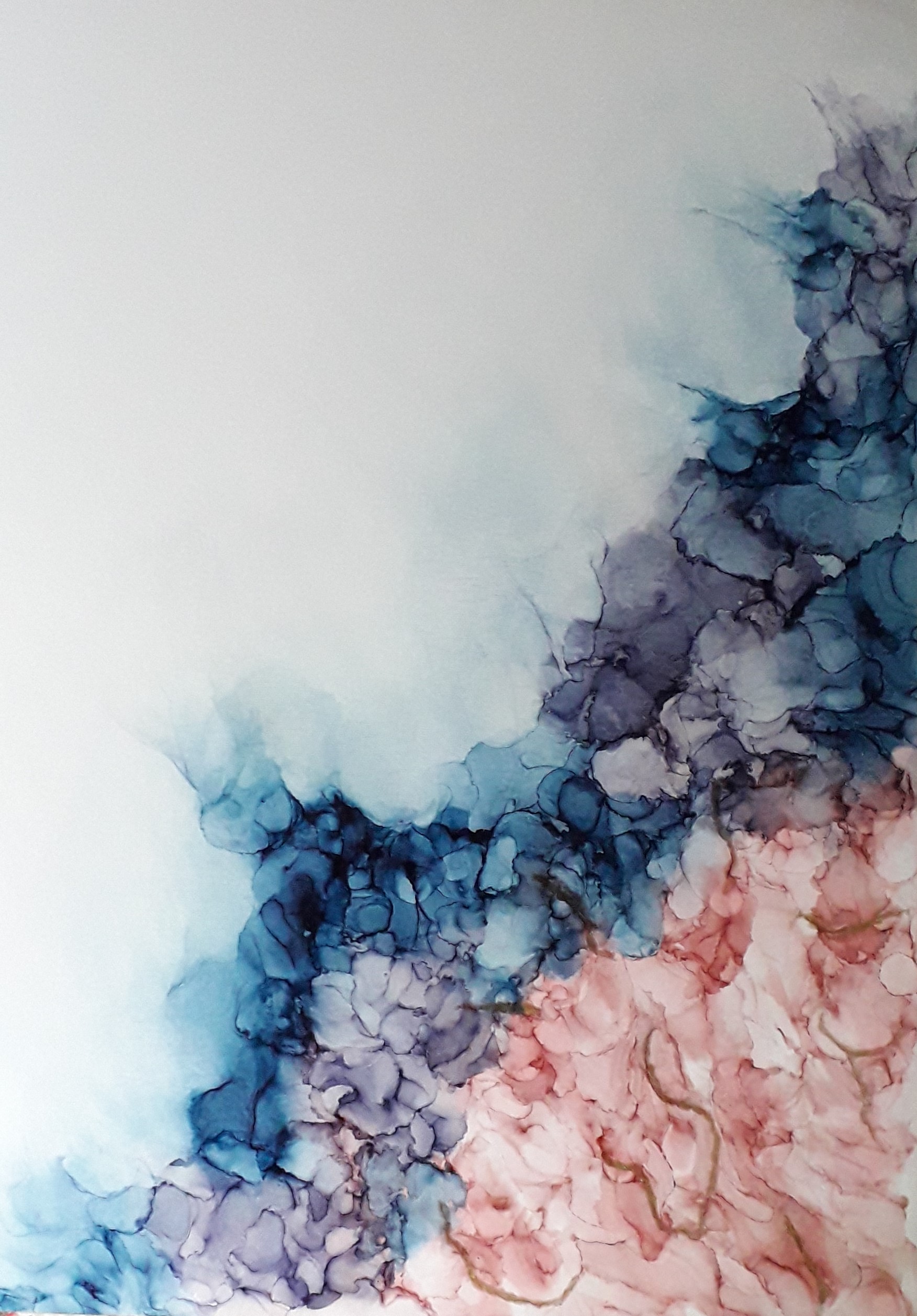 An image of a solo peice titled Wisps and Gold II