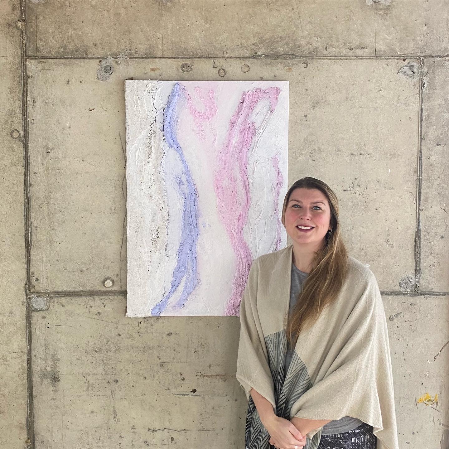 An image from the Touch  collection, titled Pink Cement