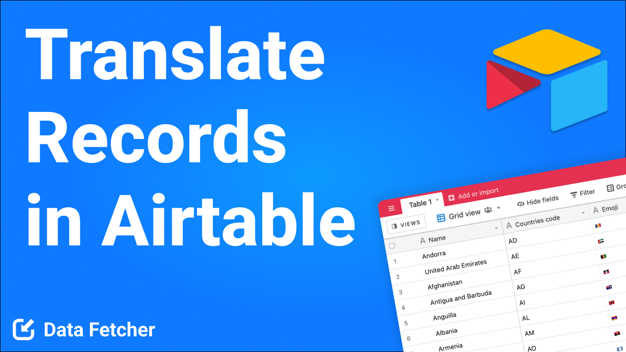Translate Records in Airtable using AI