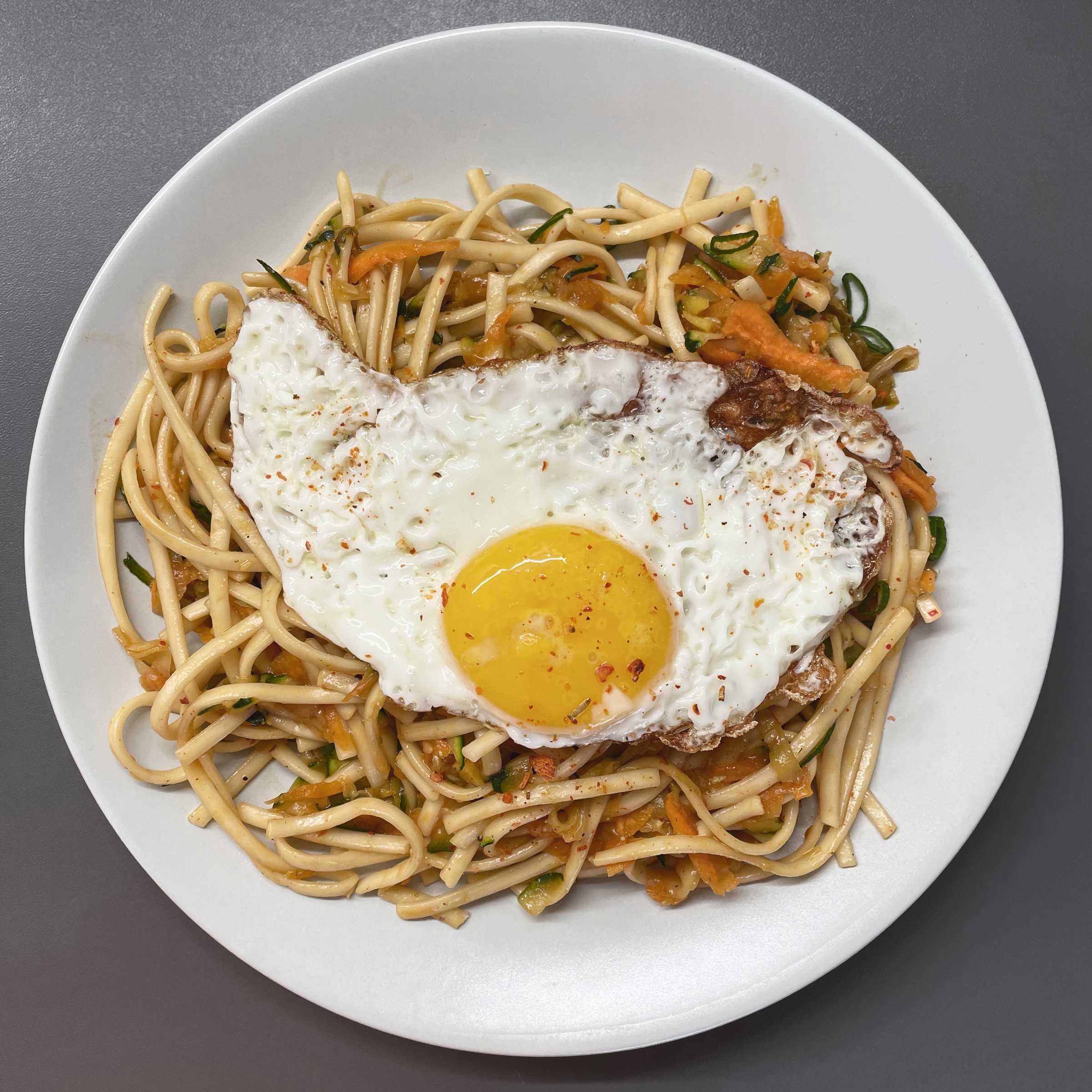 Kimchi noodles recipe by Tacohuaco