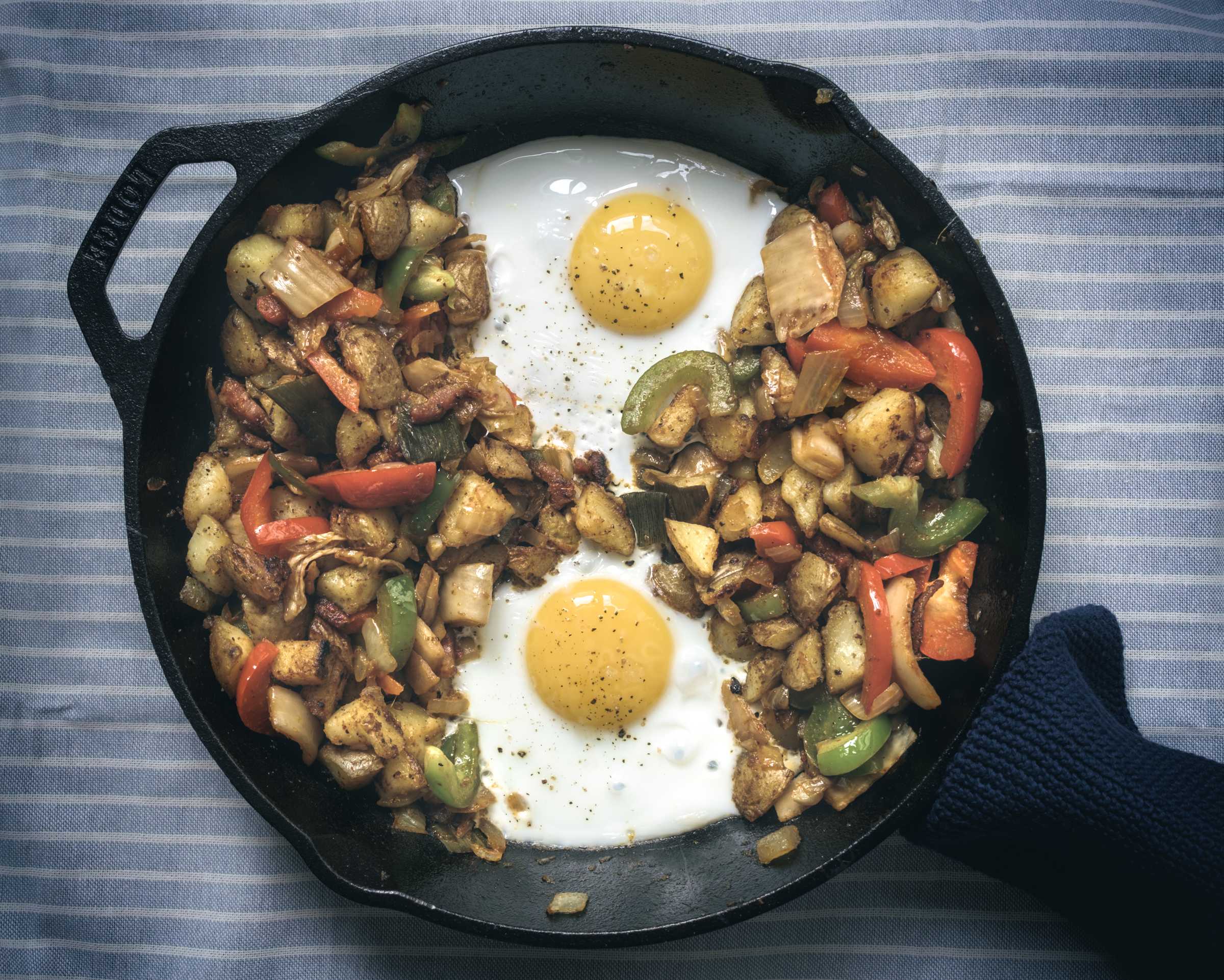 Potato hash with kimchi recipe by Tacohuaco