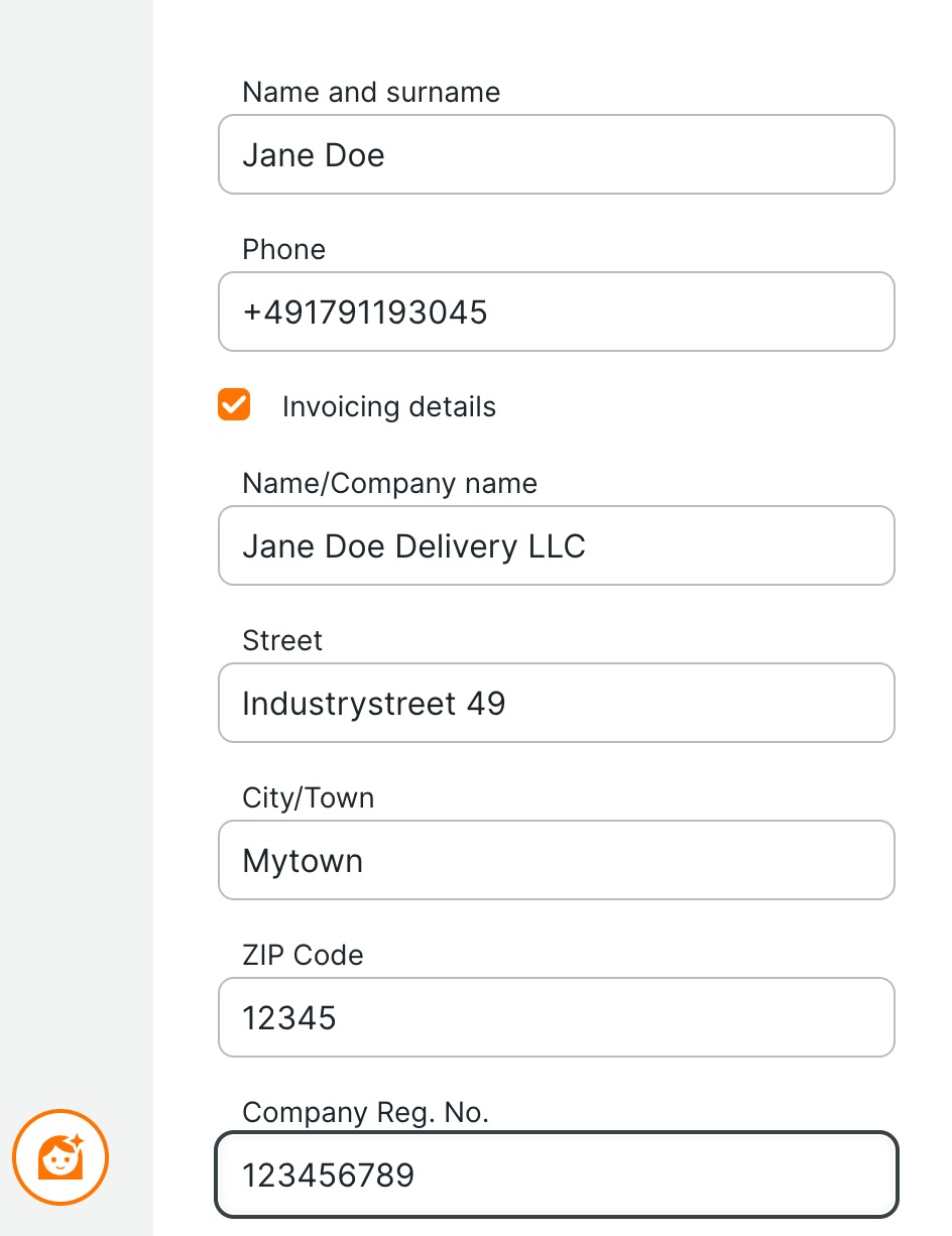 Picture: Example web page — the screenshot used to define the visual style and formatting for the prototype
