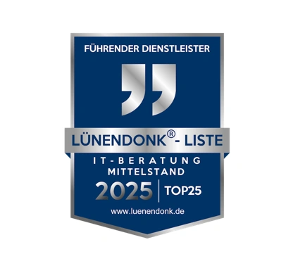In 2025 ist codecentric erneut unter den Top 25 mittelständischen IT-Beratungsunternehmen in der Lünendonk-Liste