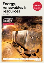 Shares Spotlight: Energy, Renewables and Resources magazine cover