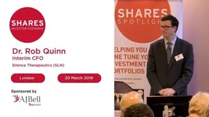 Silence Therapeutics (SLN) - Dr. Rob Quinn, Interim CFO