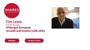 JP Morgan European Growth and Income (LON:JEGI) Tim Lewis, Portfolio Manager
