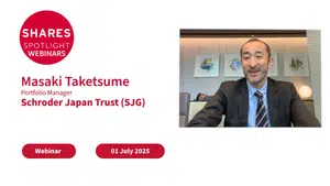 Schroder Japan Trust (SJG) - Masaki Taketsume, Portfolio Manager