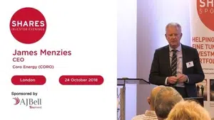 James Menzies, CEO - Coro Energy (CORO)