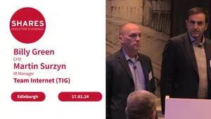 Team Internet Group plc (AIM : TIG) - Billy Green, CFO & Martin Surzyn, IR Manager