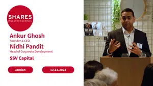 SSV Capital - Ankur Ghosh, Founder & CEO / Nidhi Pandit, Head of Corporate Development