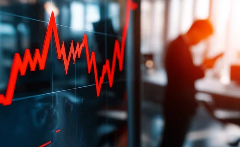 Blue-chip benchmark lower at lunchtime as US trade balance data looms featured picture