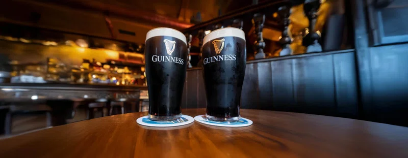 Two pints of Guiness