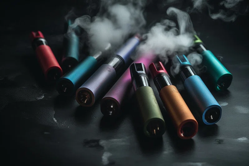 Collection of disposable vapes