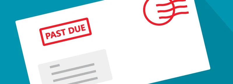 A past due envelope