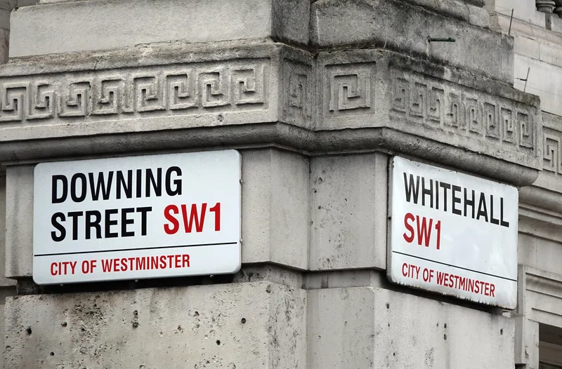 Downing Street sign