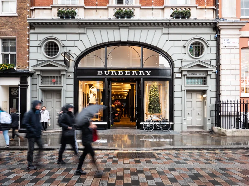 Burberry store in London