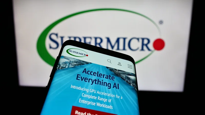 Accelerate everything Super Micro strapline on mobile