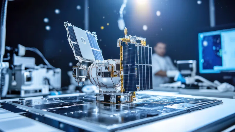 space satellite assembly