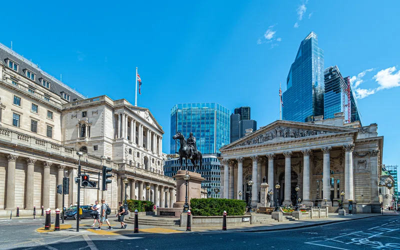 Bank of England and Royal Exchange