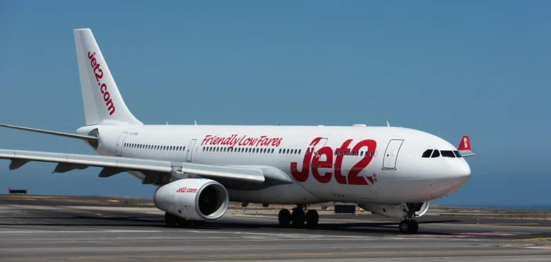 Jet2 plane in Tenerife
