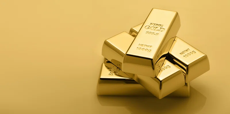 Set of gold bars