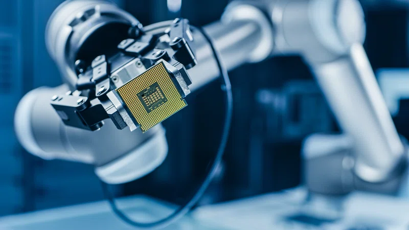Robot in chip manufacturing process