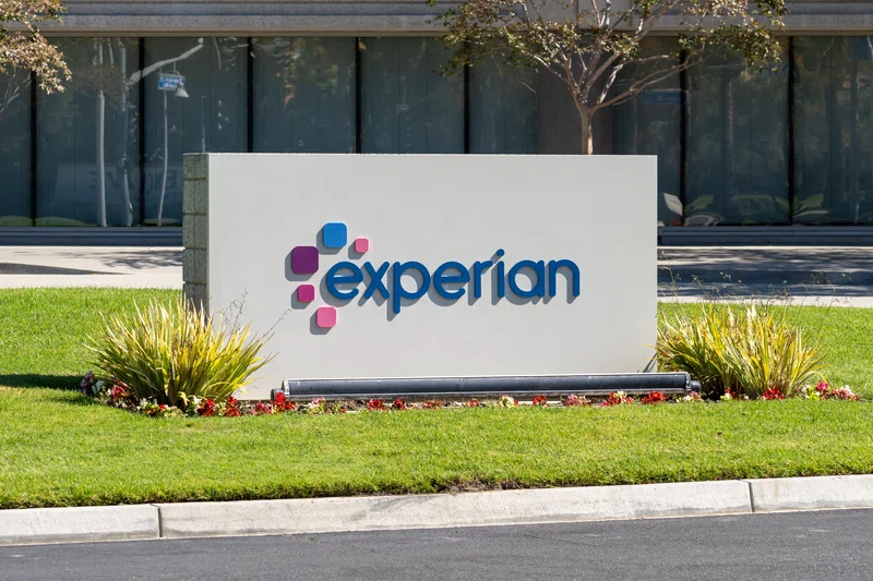 Experian logo on building