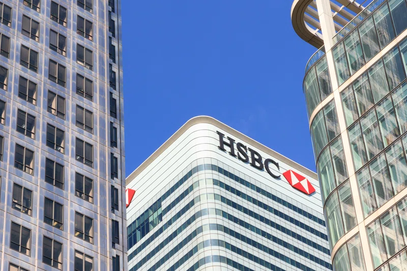 HSBC skyscraper Canary Wharf, London