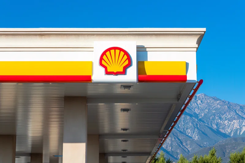 The iconic Shell logo