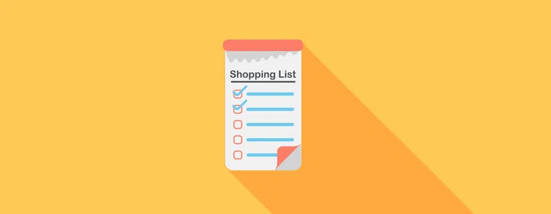 A shopping list