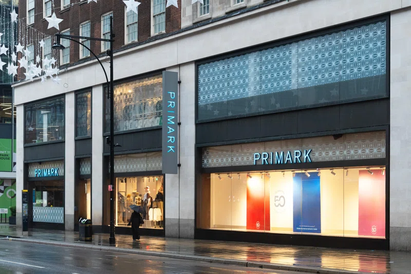 Entrance of Primark store in Marble Arch