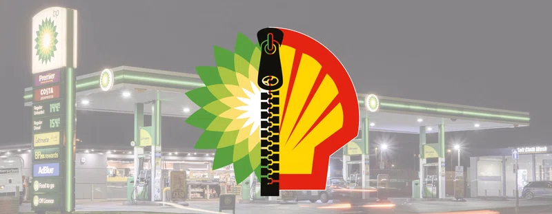 BP and Shell seperated by a zip