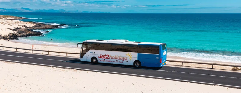 Jet2 holiday bus