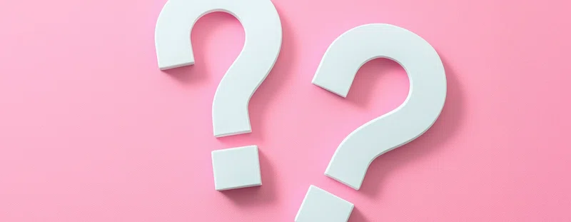 Illustration: question marks
