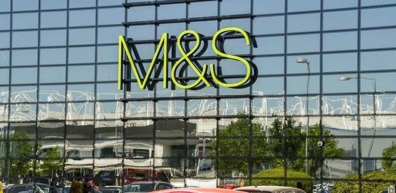 M&S glass-fronted building