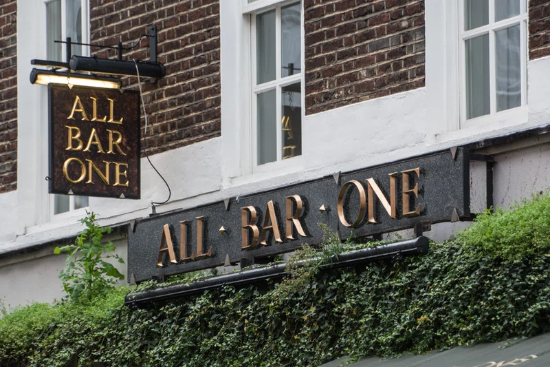 All Bar One pub sign
