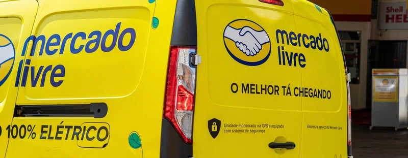 A MercadoLibre van