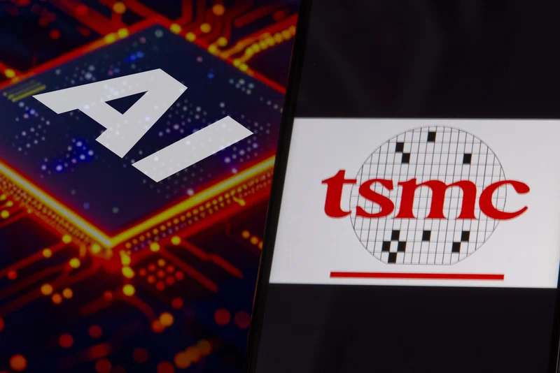 TSMC logo plus AI