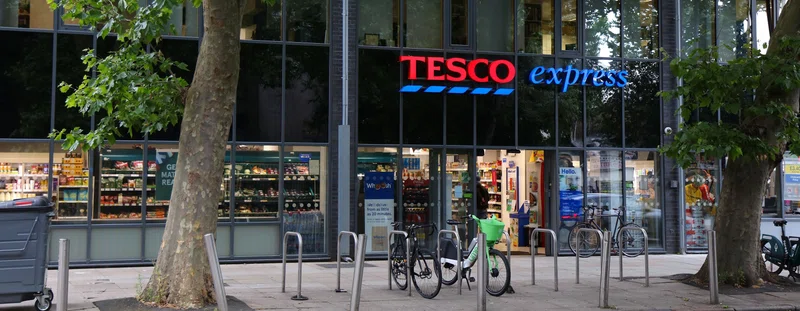 Tesco shop front