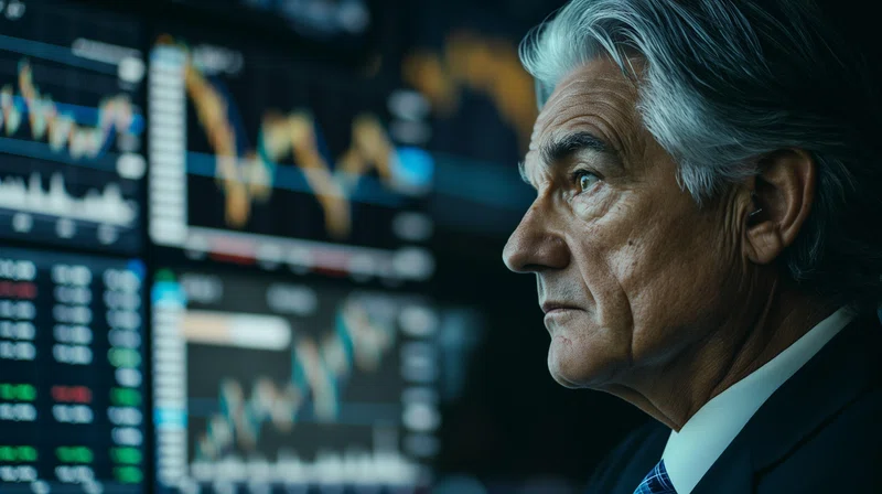 Jerome Powell studies data