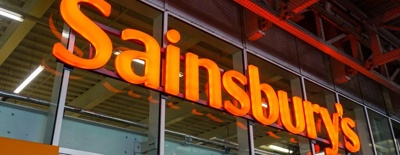 Sainsbury store sign