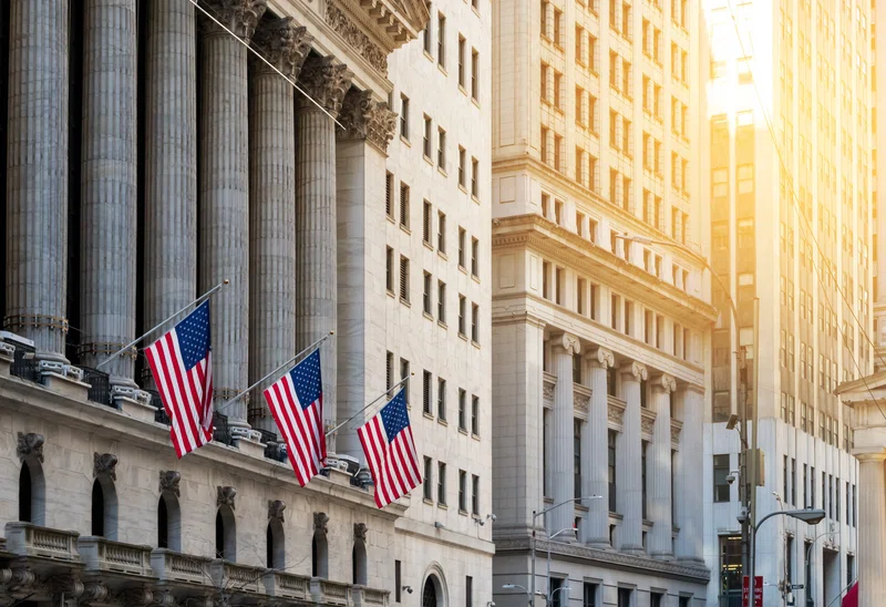Wall Street financial district image